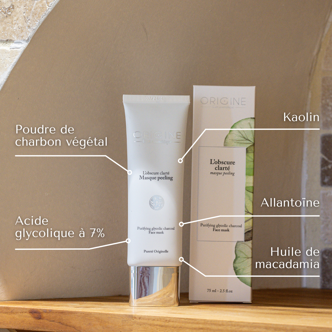 L'obscure clarté - Masque peeling au charbon