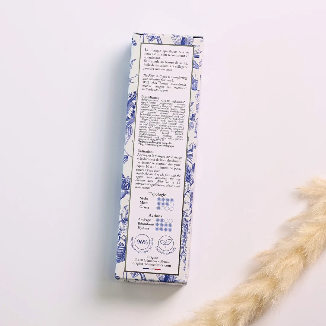 Rêve de coton - Masque réconfortant