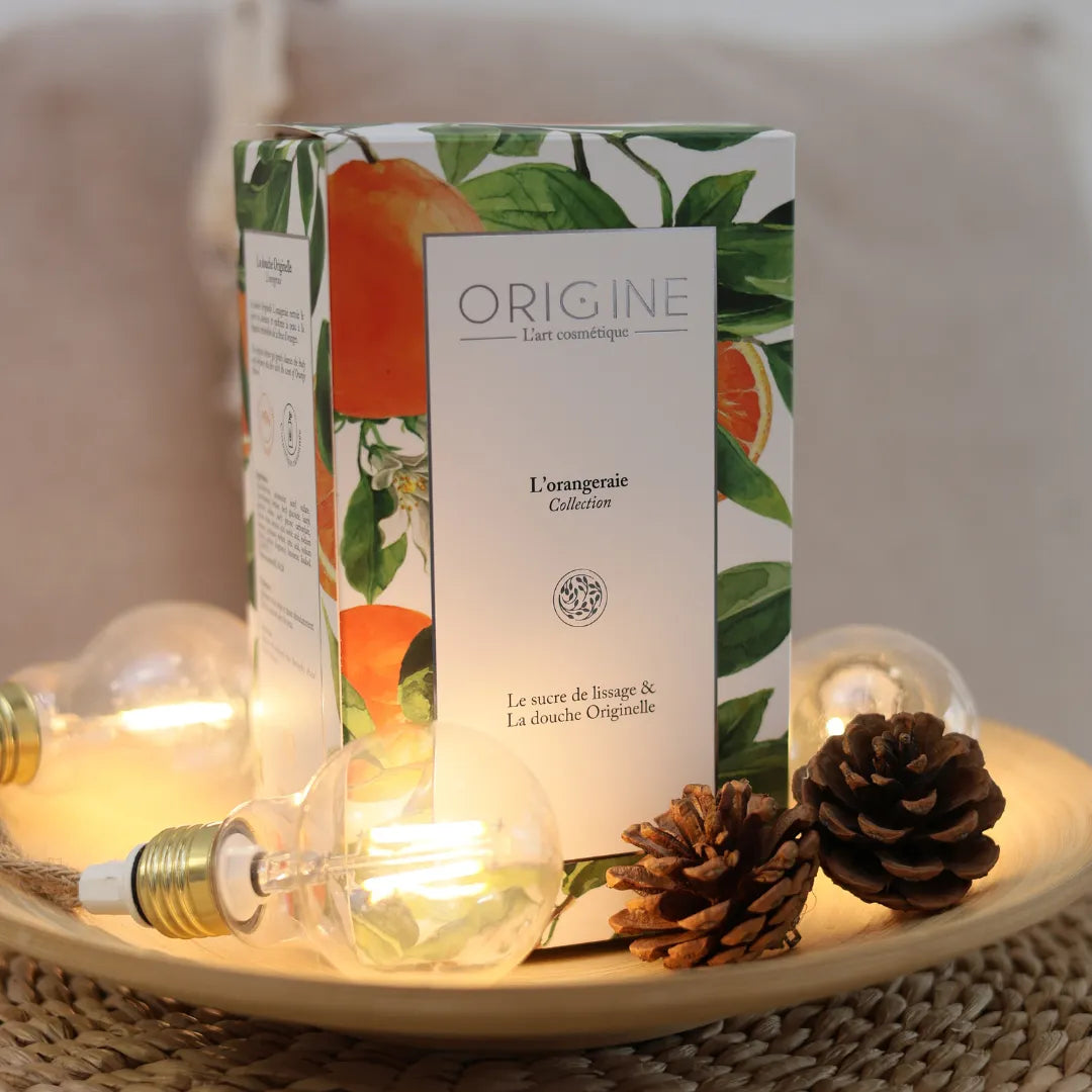 Coffret duo - L'Orangeraie - Sucre de lissage et gel douche