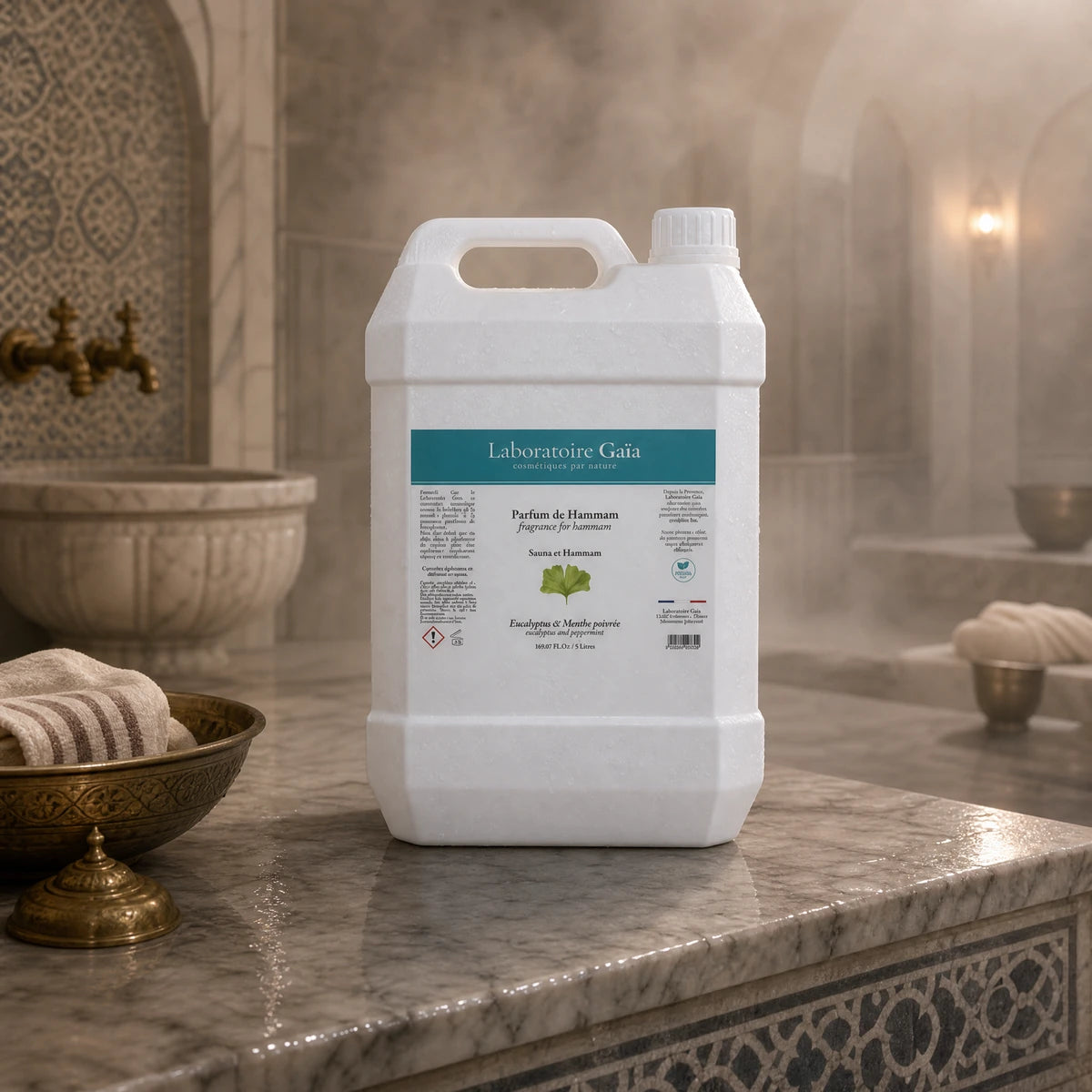 Parfum de Hammam : Eucalyptus et menthe poivrée
