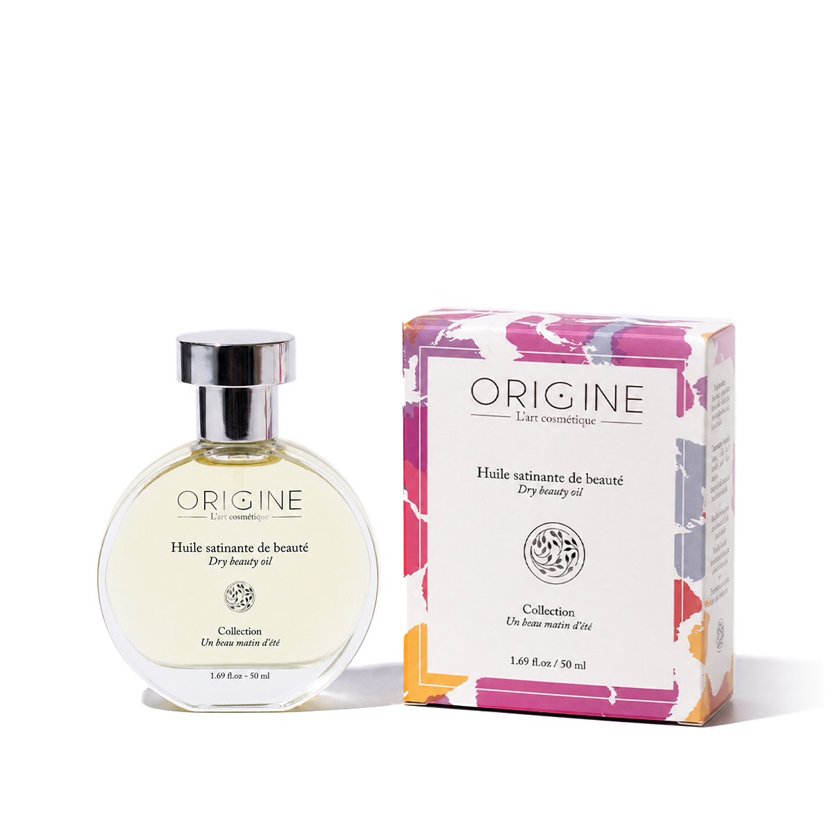 Flacon d'huile satinante Un beau matin d'été 50 ml, collection Signature Origine