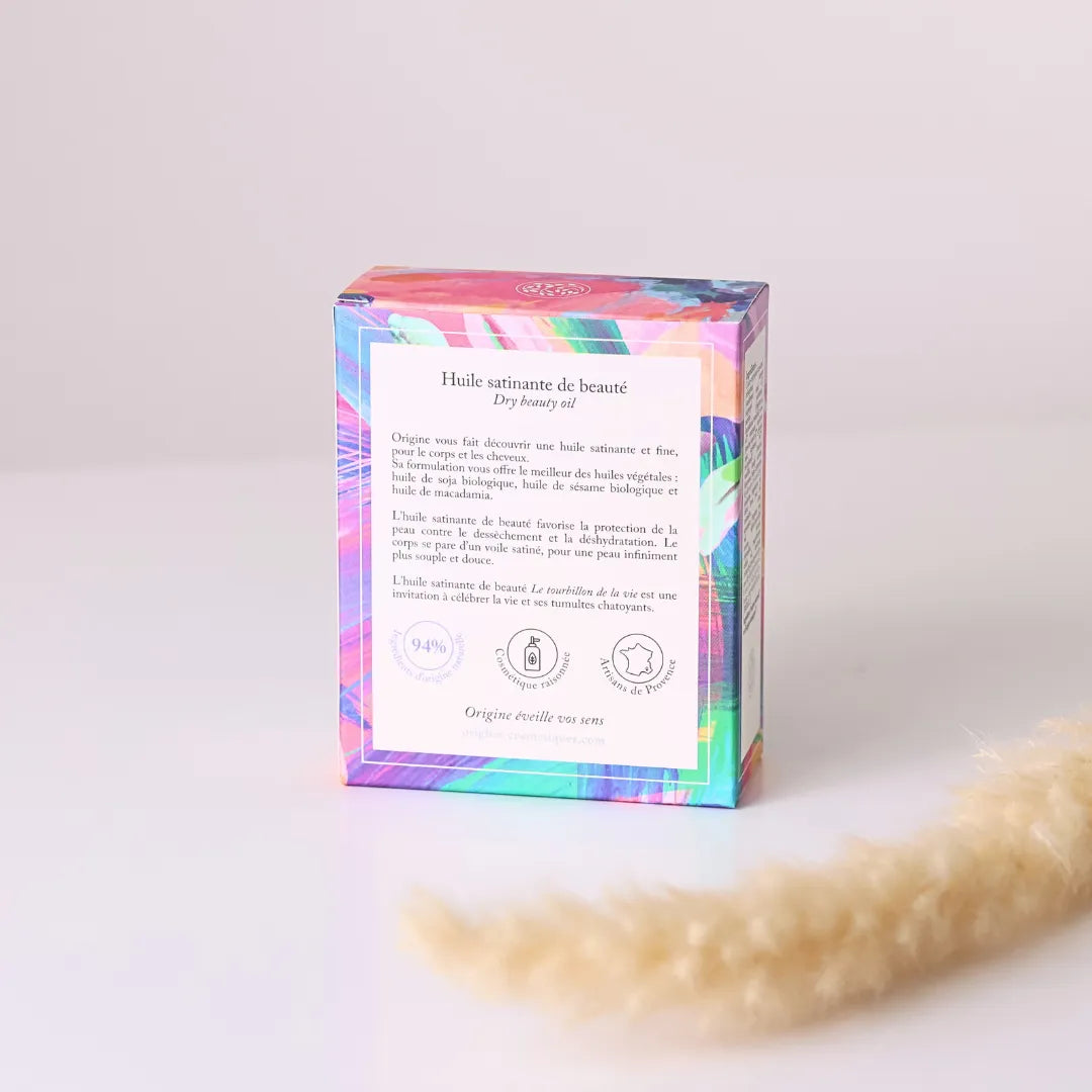 Huile satinante de beauté - Le Tourbillon de la Vie