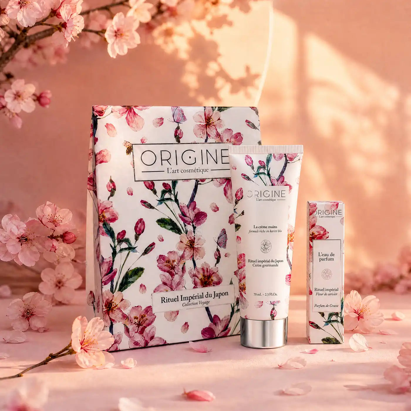 La pochette Duo Fleur de cerisier