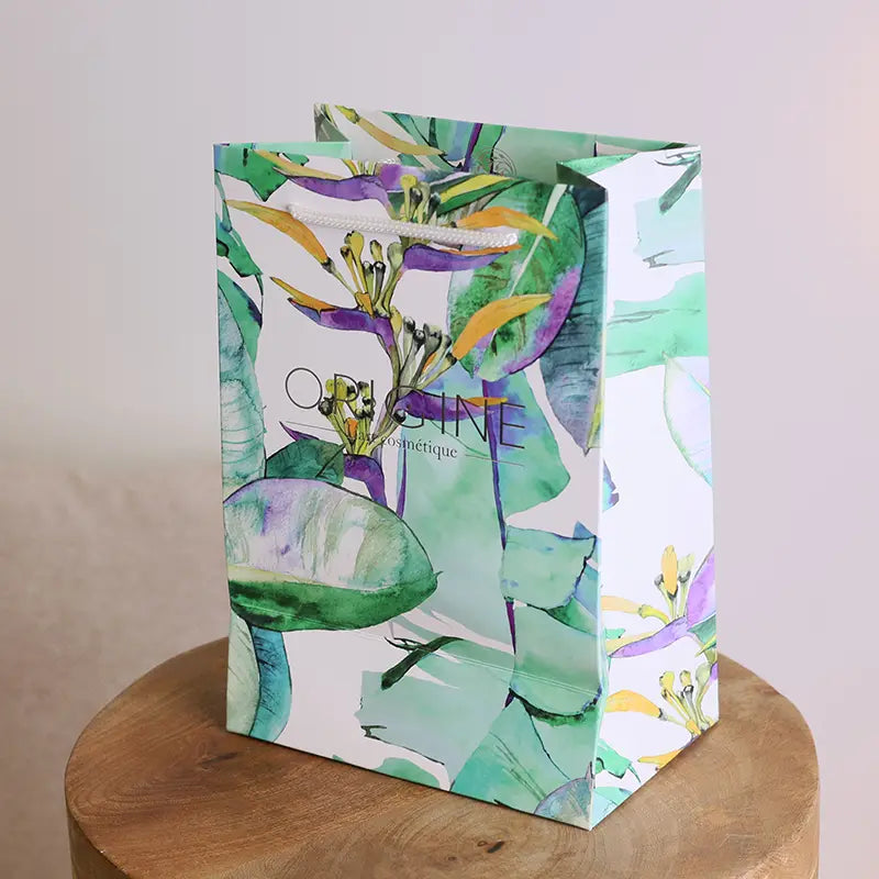 Sac cadeau Origine aux couleurs du Voyage balinais, collection Voyage