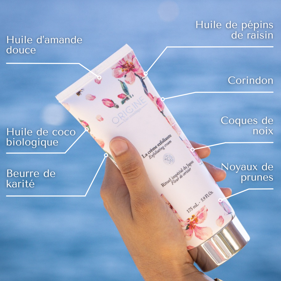La crème exfoliante - Fleur de cerisier - Rituel impérial du Japon