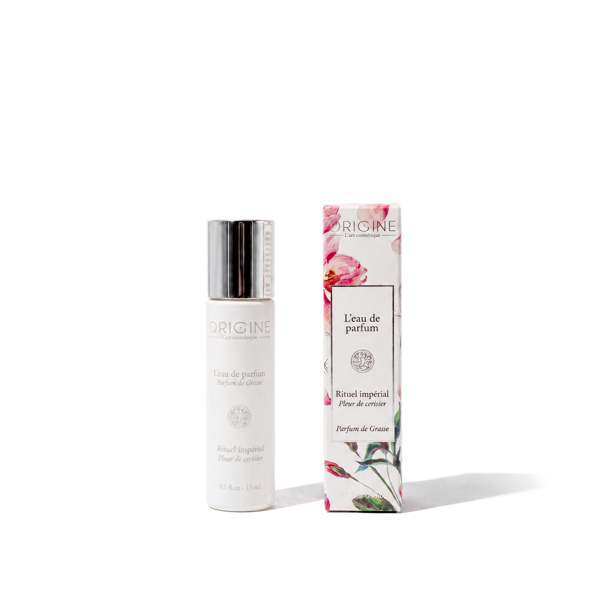 Flacon d'eau de parfum Fleur de Cerisier 15 ml, collection Voyage Rituel impérial du Japon, Origine