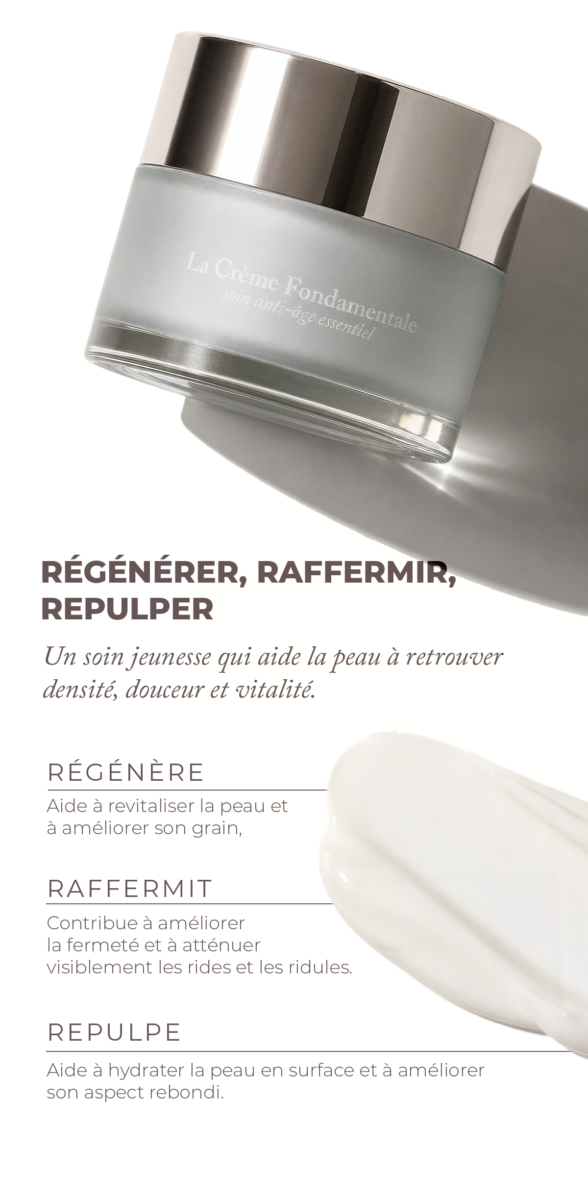La Crème Fondamentale à l’Acide Hyaluronique -  Formule Initiale