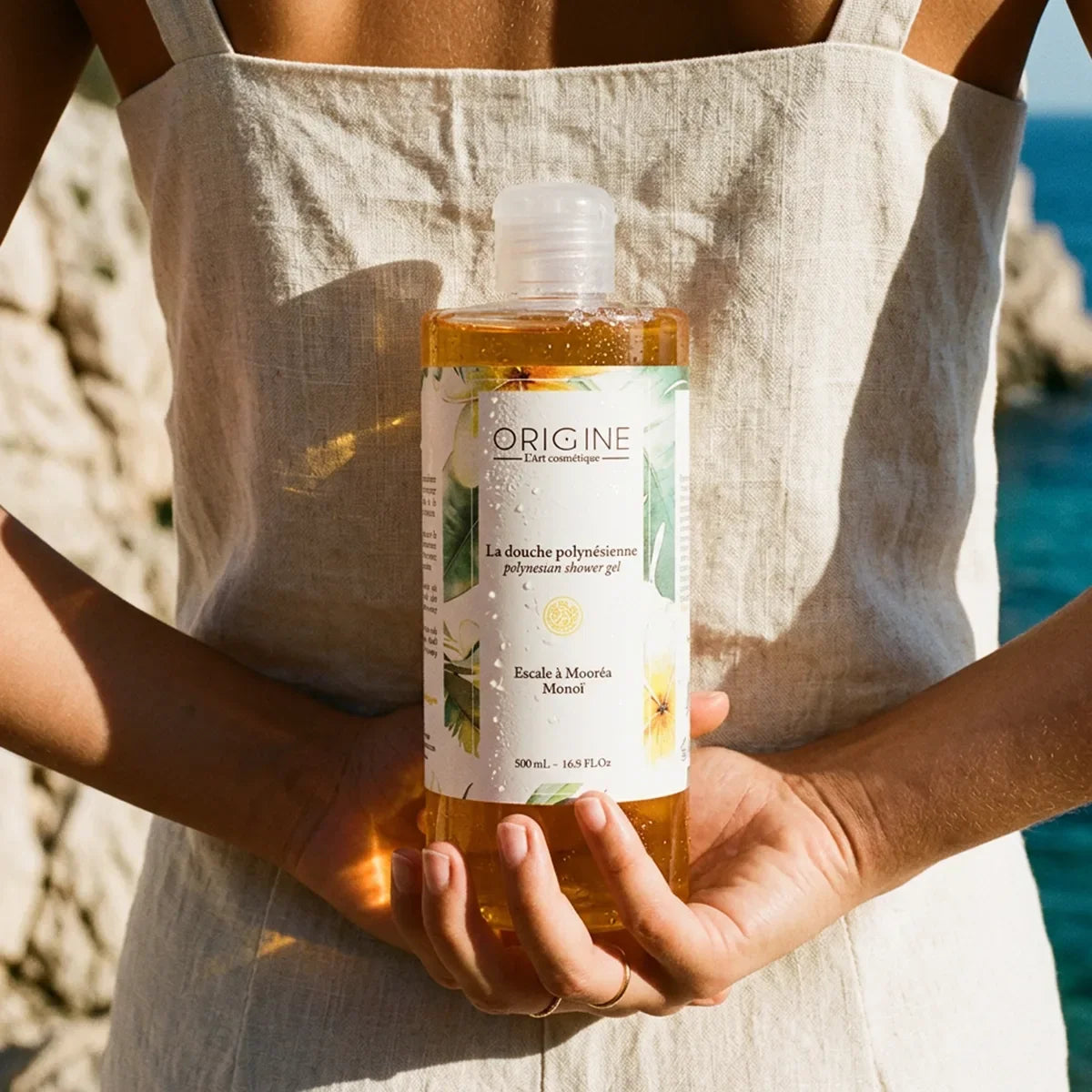 Sensory shower - Monoï - Stopover in Moorea