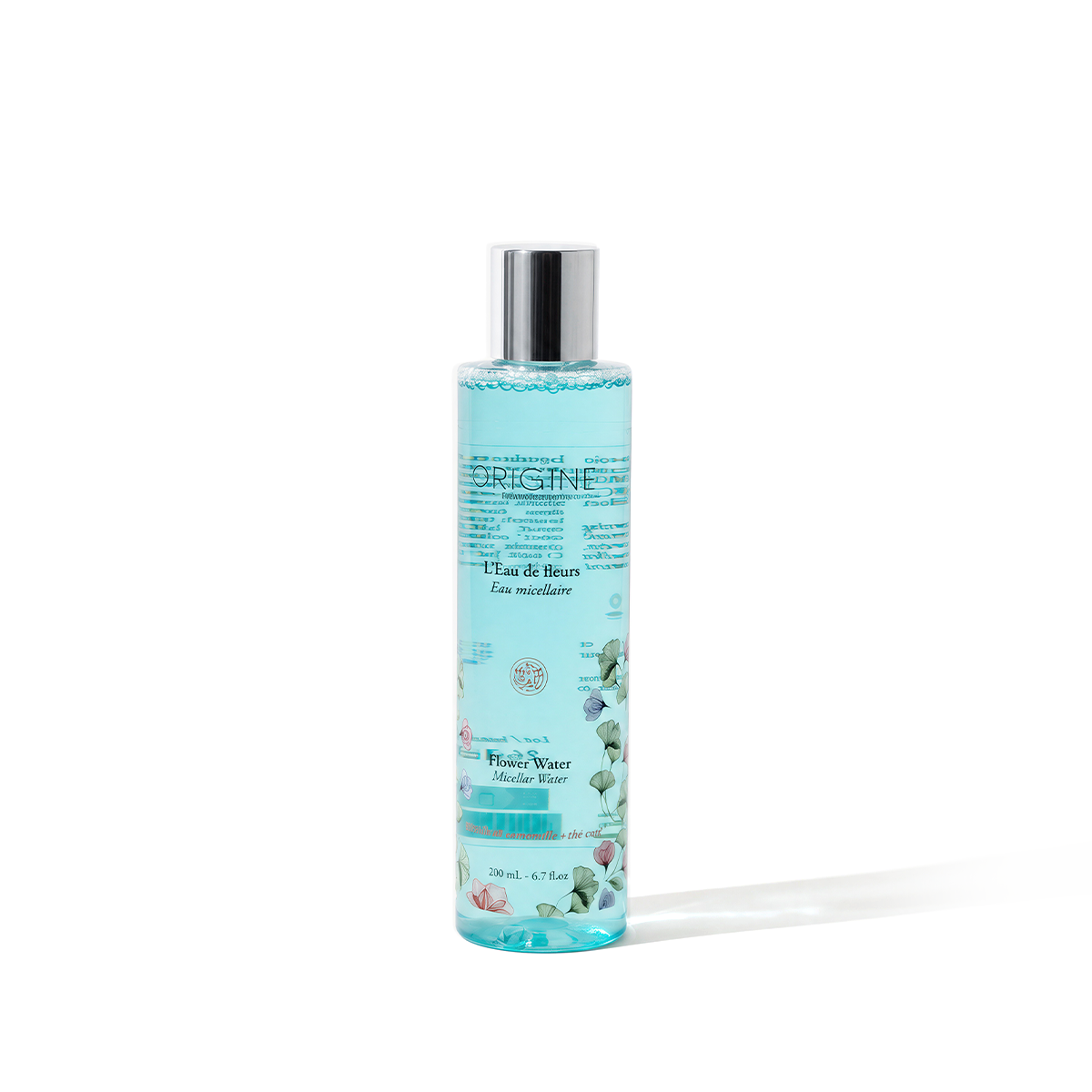 Flacon de L'Eau de Fleurs, eau micellaire 200 ml, Origine