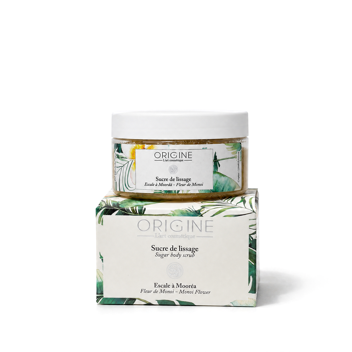 Pot de Sucre de Lissage au Monoï 250 g, collection Voyage Escale à Mooréa, Origine